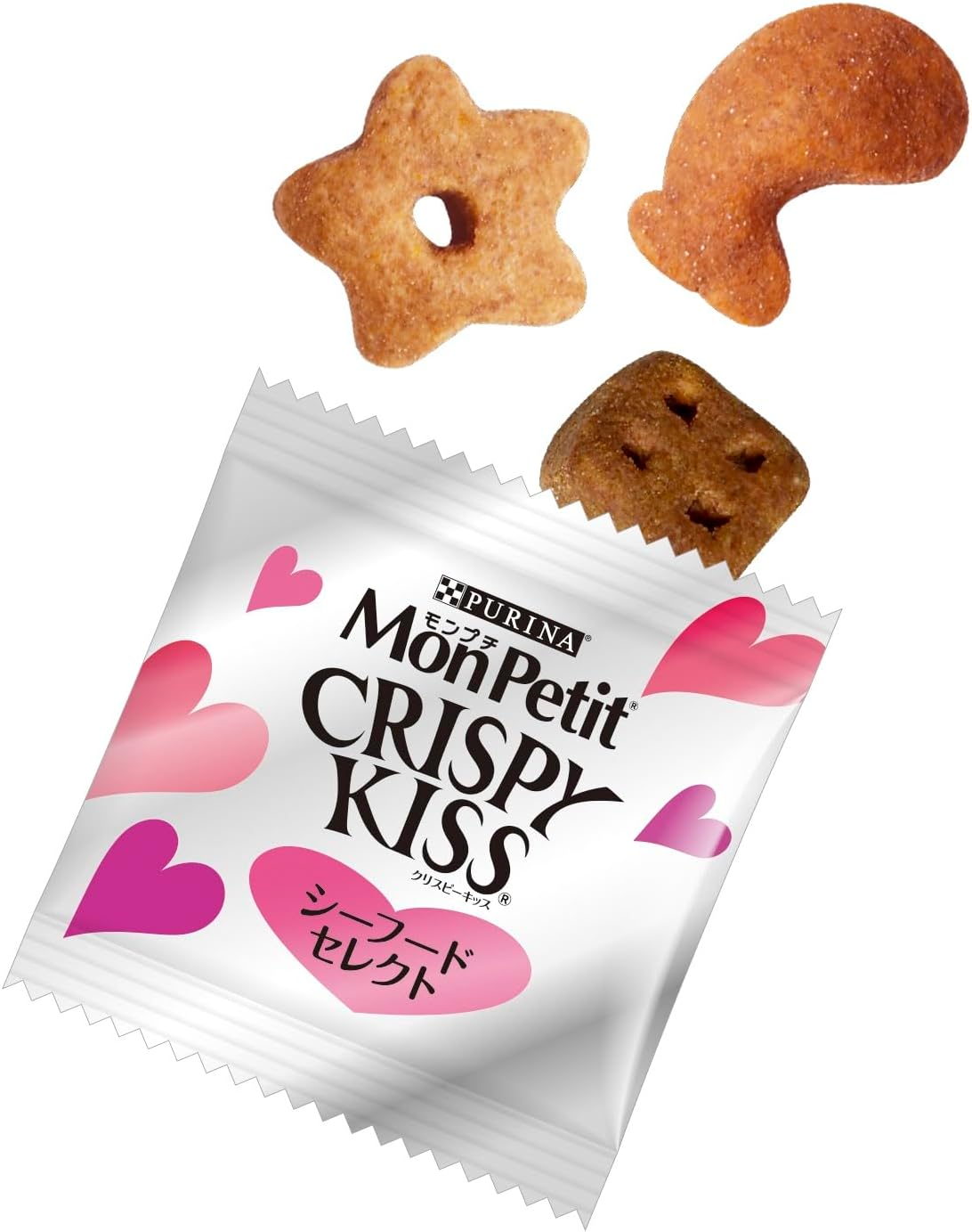 ขนมแมว Purina Mon Petit Crispy Kiss Cat Treats - รส Seafood - Image 3